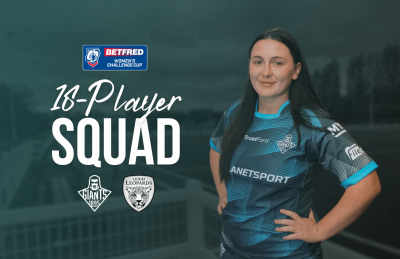 18-Player Squad to take on Leigh Leopards Women