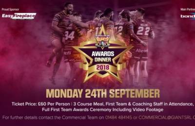 BOOK YOUR PLACE AT THE GIANTS AWARDS EVENING