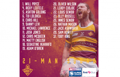 Watson names Squad for Wakefield test