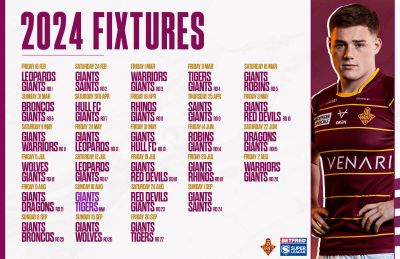 2024 BETFRED SUPER LEAGUE FIXTURES REVEALED