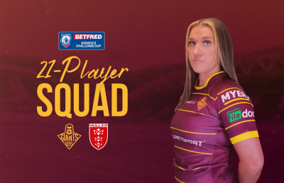 Halloran's 21-Player Squad to take on Hull KR Women