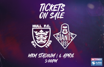 HULL FC AWAY TICKETS ON SALE