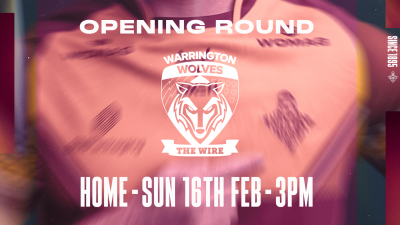 GIANTS TO FACE WARRINGTON AT HOME FOR OPENING FIXTURE