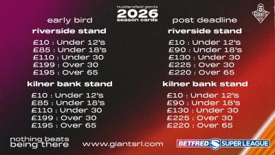 POST DEADLINE SEASON CARD PRICES