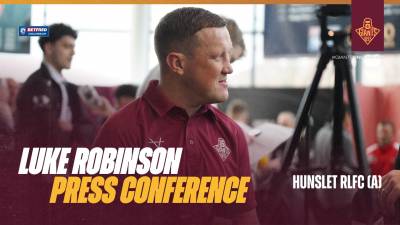 Luke Robinson | Press Conference | Hunslet RLFC (A)