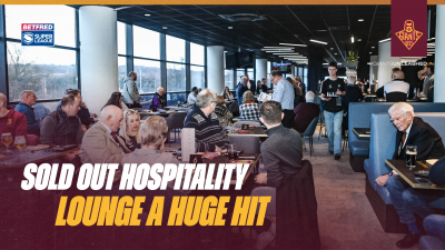 SOLD OUT Hospitality lounge a huge hit!