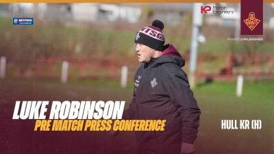 Luke Robinson | Pre Match Press Conference | Hull KR (H) CCR4