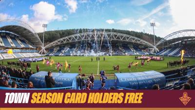 TOWN SEASON CARD HOLDERS GO FREE