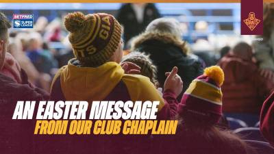 AN EASTER MESSAGE FROM OUR CLUB CHAPLAIN