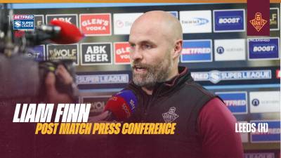 Liam Finn | Post Match Press Conference | Leeds Rhinos (H)