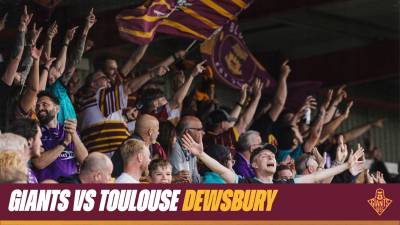 Supporter Information - Giants vs Toulouse