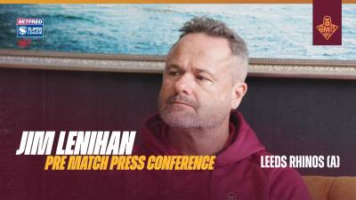Jim Lenihan | Pre Match Press Conference | Leeds Rhinos (A)