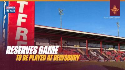 Reserves game to be played at Flair Stadium