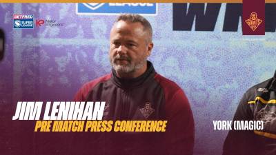 Jim Lenihan | Pre Match Press Conference | York (Magic)