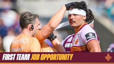First Team Development Physiotherapist opportunity
