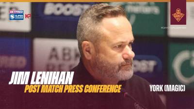 Jim Lenihan | Post Match Press Conference | York Knights (Magic)