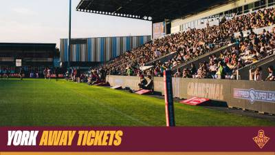 YORK AWAY TICKETS ON SALE