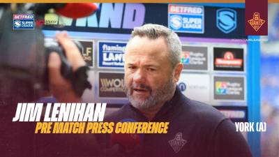 Jim Lenihan | Pre Match Press Conference | York Knights (A)