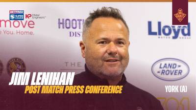 Jim Lenihan | Post Match Press Conference | York Knights (A)