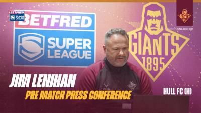 Jim Lenihan | Pre Match Press Conference | Hull FC (H)