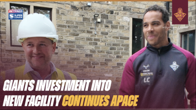 GIANTS INVESTMENT INTO NEW FACILITY CONTINUES APACE