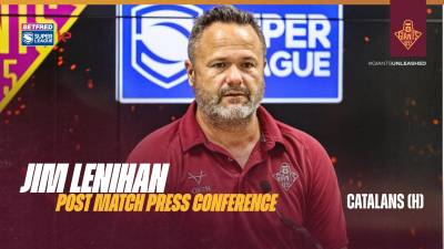 Jim Lenihan | Post Match Press Conference | Catalans (H)