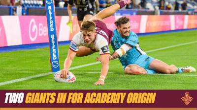 TWO GIANTS ACADEMY STARS SELECTED FOR YORKSHIRE VS LANCASHIRE