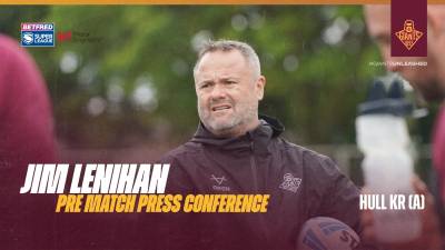 Jim Lenihan | Pre Match Press Conference | Hull KR (A)