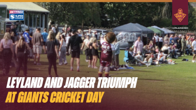 LEYLAND AND JAGGER TRIUMPH AT GIANTS CRICKET DAY