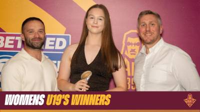 HUDDERSFIELD GIANTS U19'S WOMENS WINNERS
