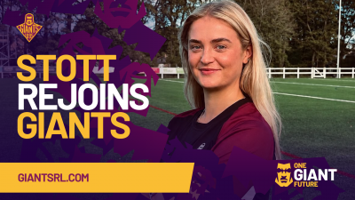 STOTT REJOINS GIANTS WOMEN